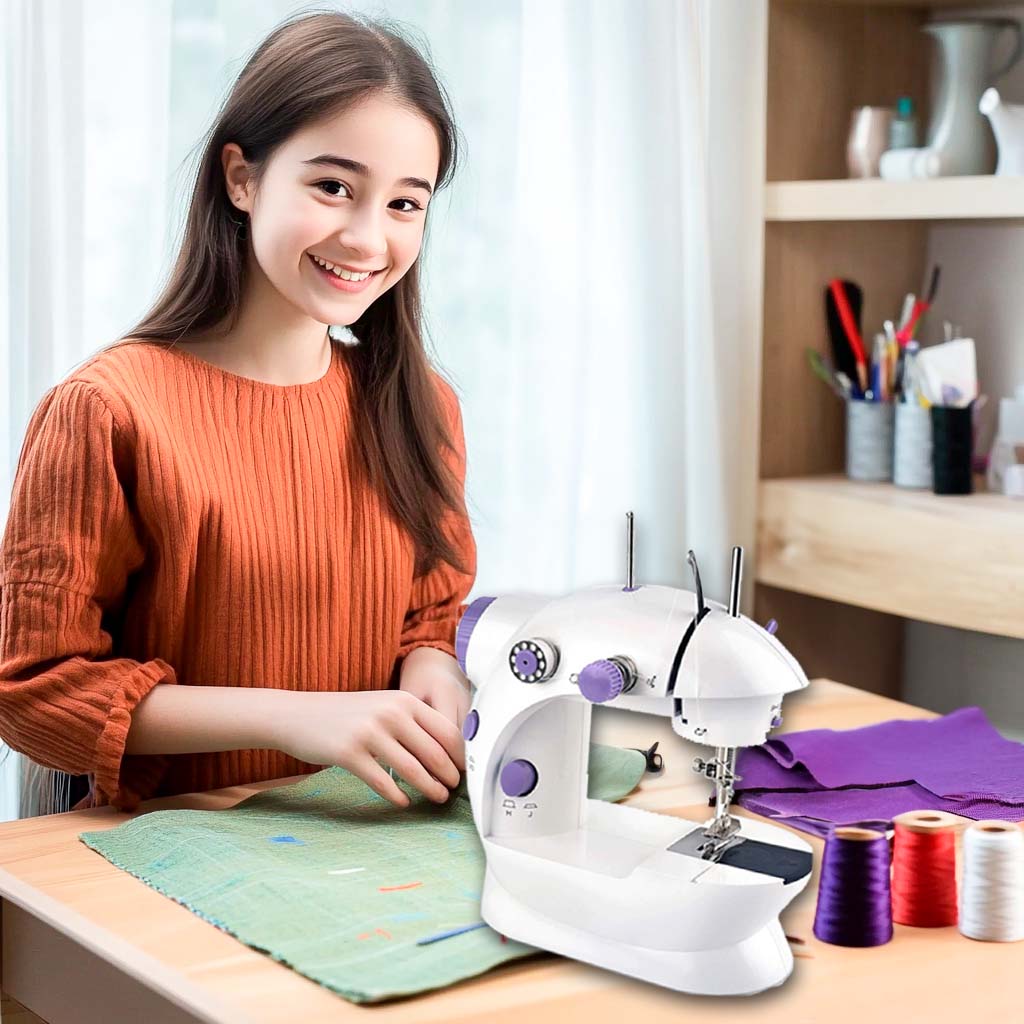 🎁 Máquina de Coser Portátil para Jóvenes Creativas 🎁